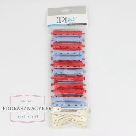   Eurostil 00911 Dauercsavaró: rövid (piros-kék) 12db/csomag