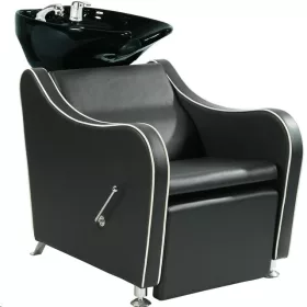   CODA'S Beauty Fejmosó emelhető lábbal E132987 fekete porcelán-fekete-fekete szék