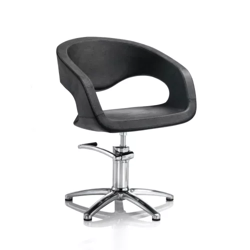 Hair Wave fekete fodrász szék - csillag talppal XS370593
