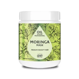   RONNEY Oil System aparat de masaj pentru ulei cu moringă (pentru păr cu porozitate medie) 1000ml