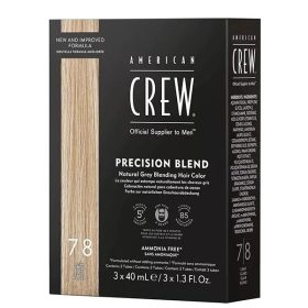 AMERICAN CREW PRECISION BLEND HAJFESTÉK 3*40ml Light 7/8