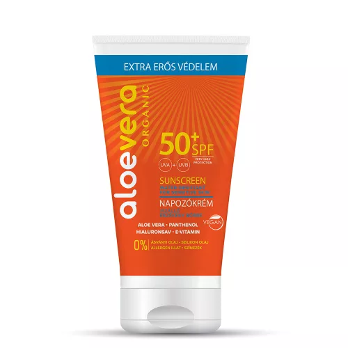 Eredeti Aloe Vera SPF50 napozó krém arcra és testre 150ml