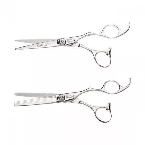 Olivia Garden SilkCut Set de foarfece de tuns și filat 5,75" + 6,35"